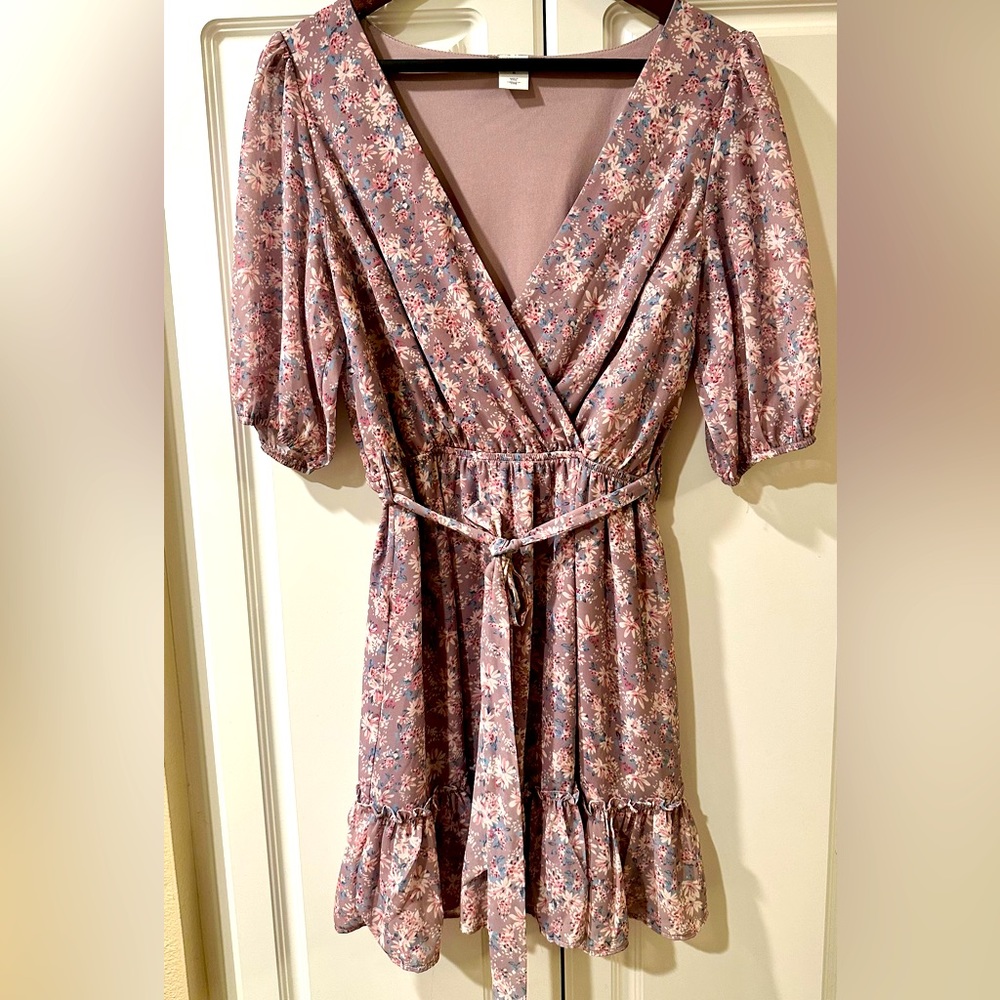 Brand new wrap mini dress.